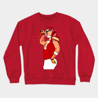 Travis Kelce - Red Crewneck Sweatshirt